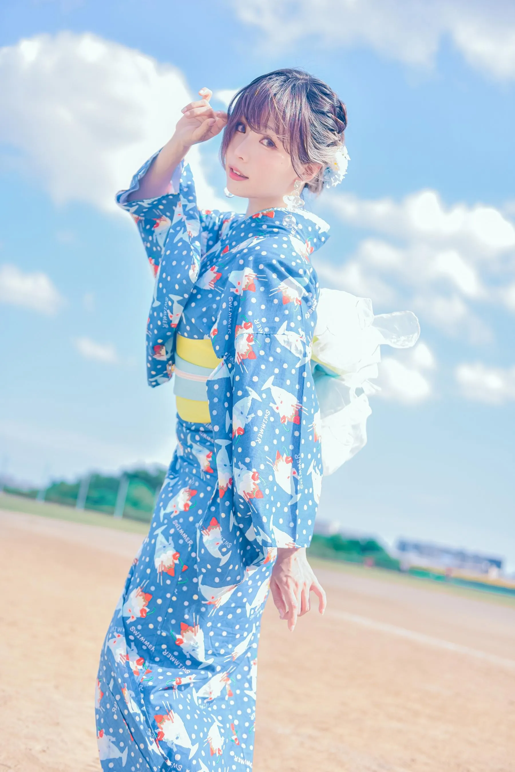 ElyEE子 – NO.119 2023.august A-聖代浴衣 Sundae Yukata [29P]插图3